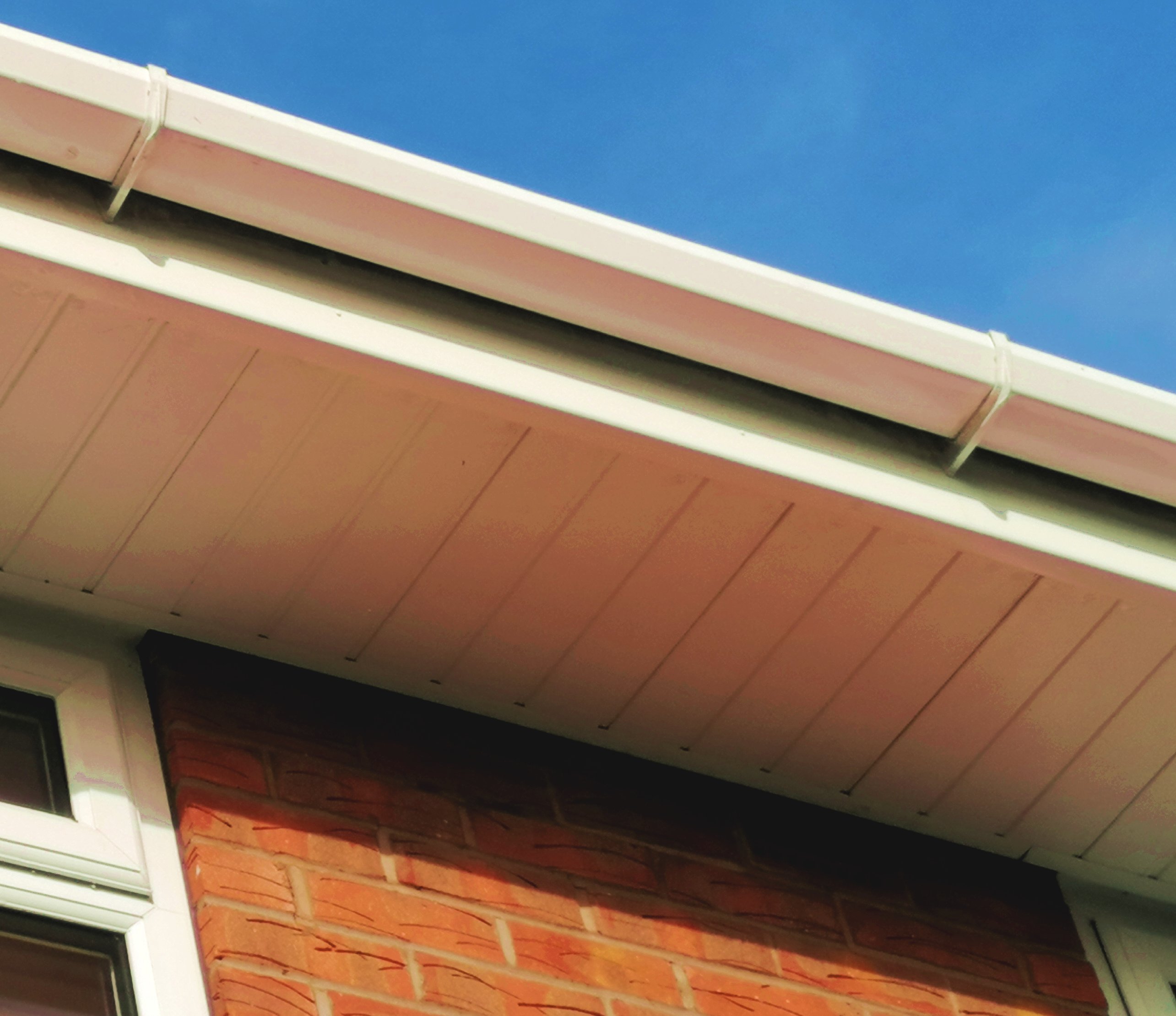 An example of fascia cleaning.